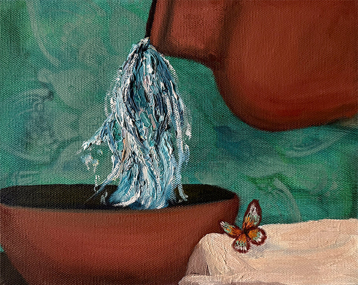 Washing Feet (Original Art)