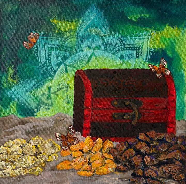 Gold, Frankincense, and Myrrh (Original Art)