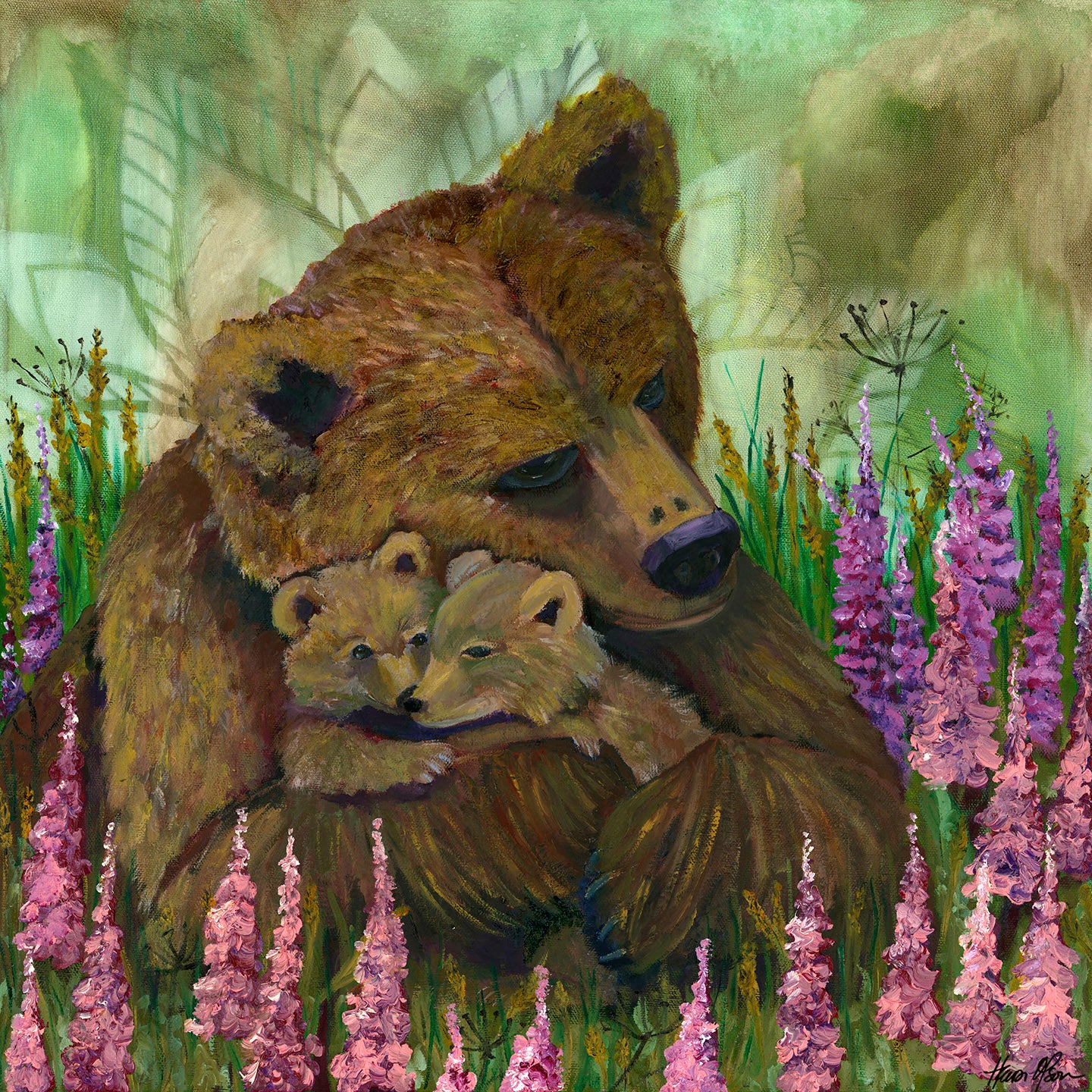 Momma Bear Hugs [Original Art]