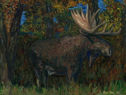 Moose Sighting (Original Art)